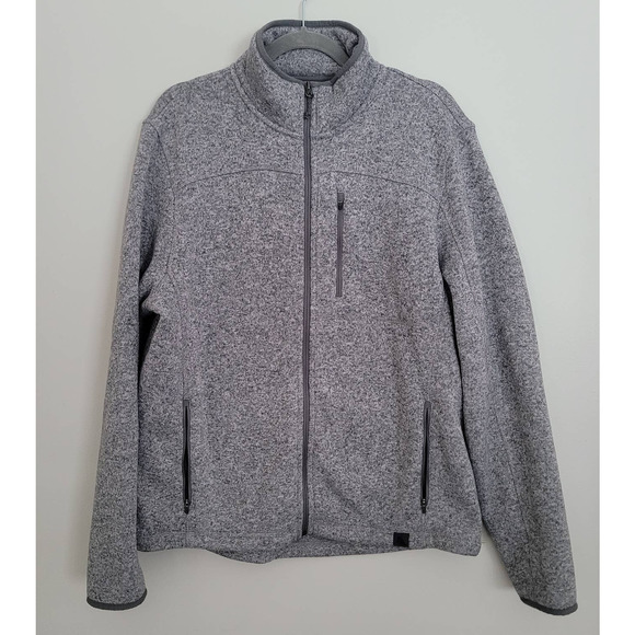L.L. Bean Other - L.L. Bean Full-Zip Sweater Jacket Men's Large Gray Heather